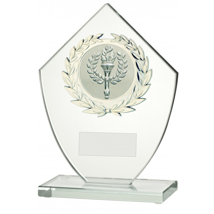MODERN 10MM THICK BUDGET GLASS AWARD - STOCK CENTRE - 3 SIZES